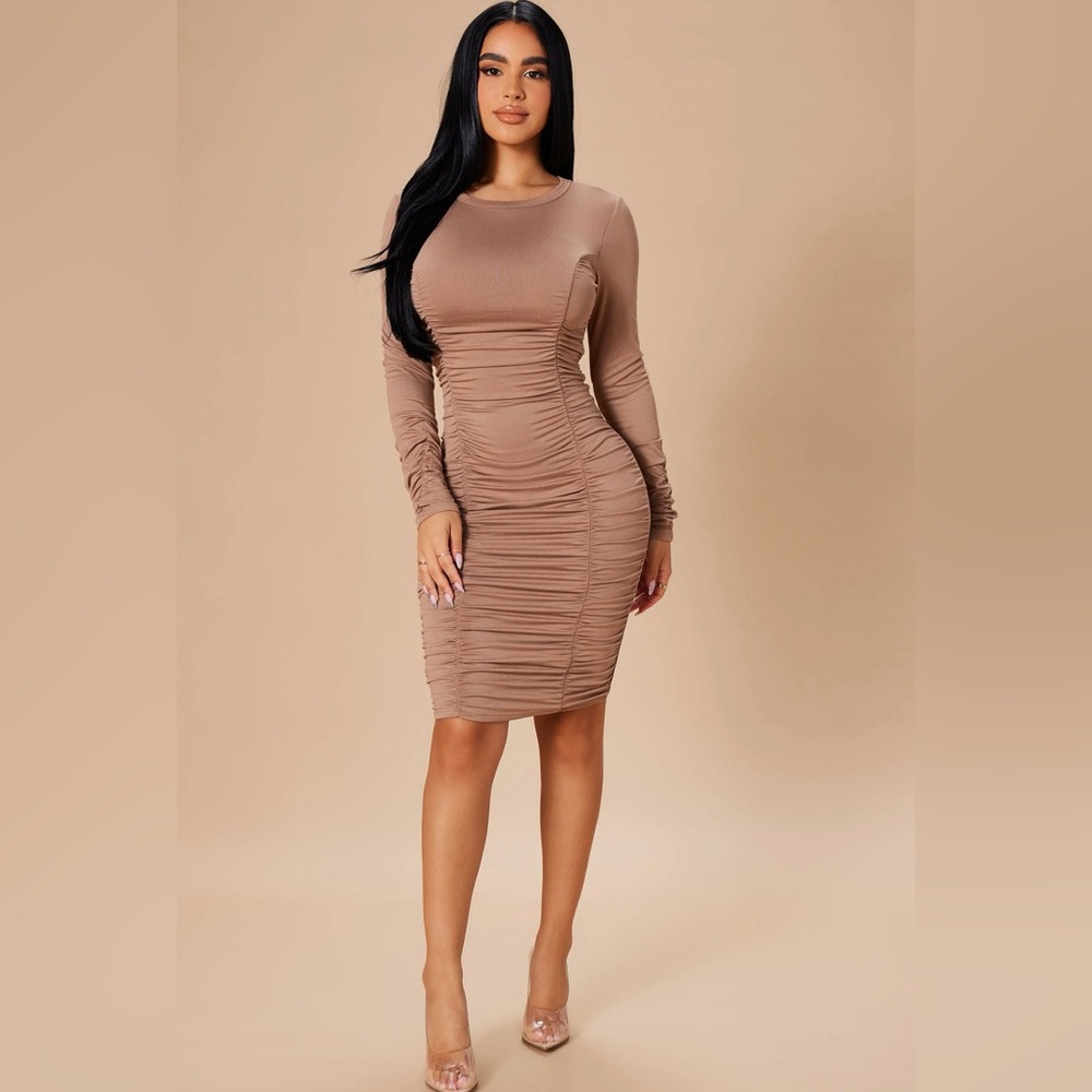 Tan Dress